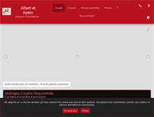 Tablet Screenshot of albert-rattin.com